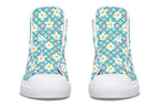 Blue Daisy Lattice