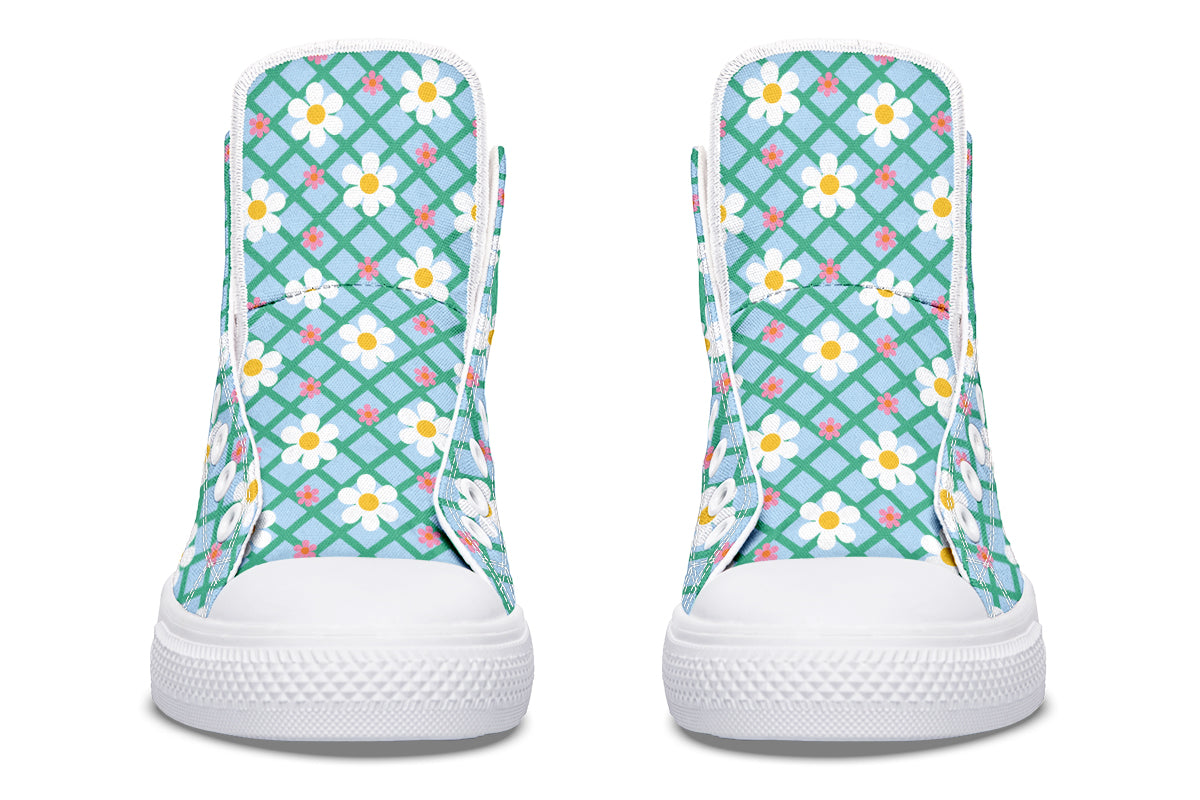 Blue Daisy Lattice