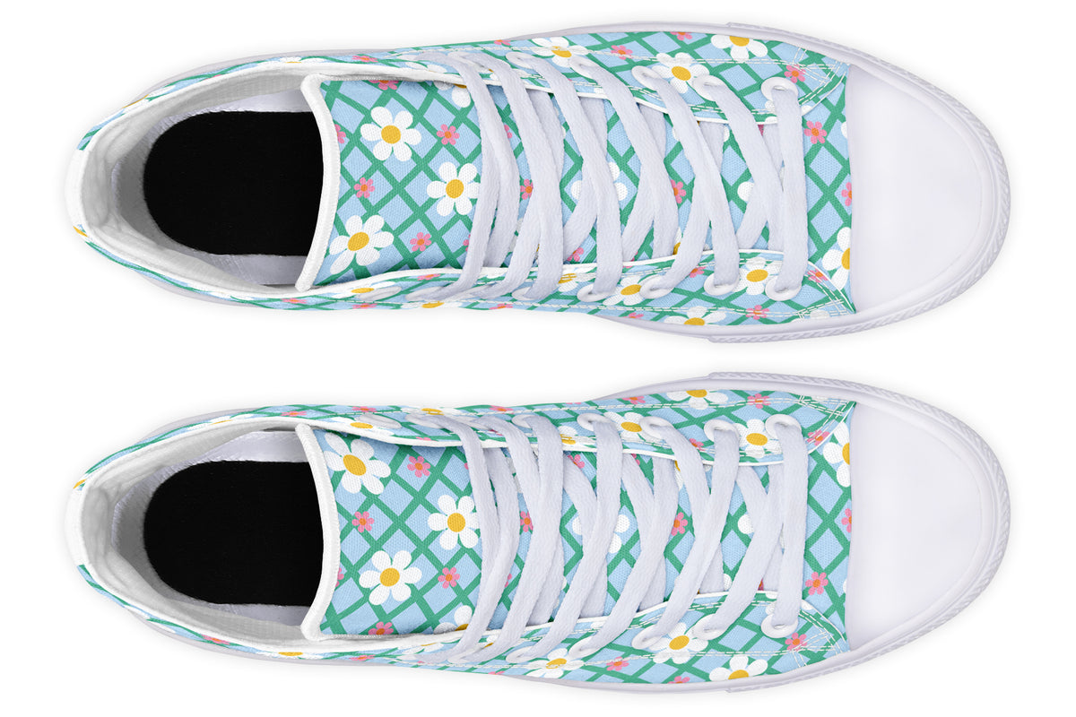 Blue Daisy Lattice