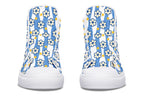 Blue Daisy Stripe