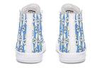 Blue Daisy Stripe