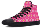 Daisies on Hot Pink