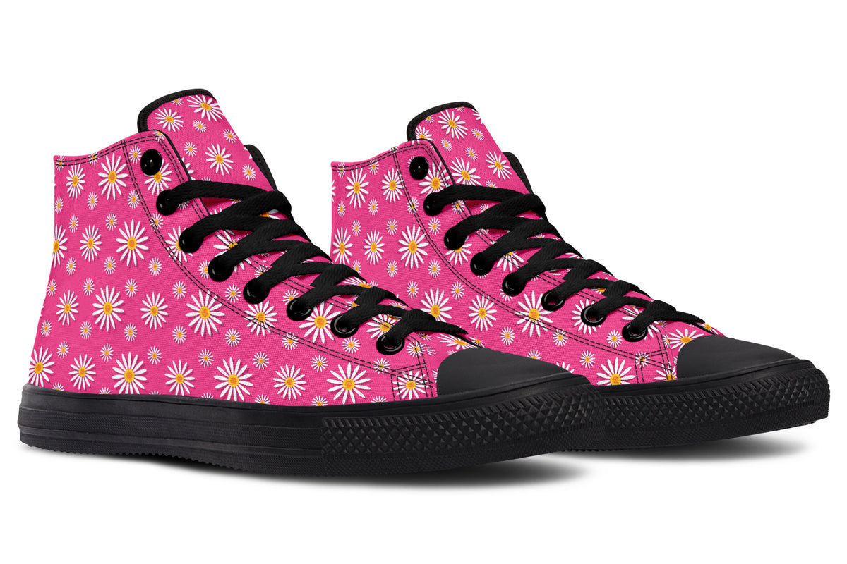 Daisies on Hot Pink