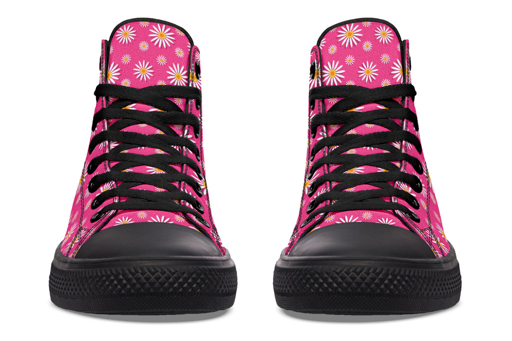 Daisies on Hot Pink