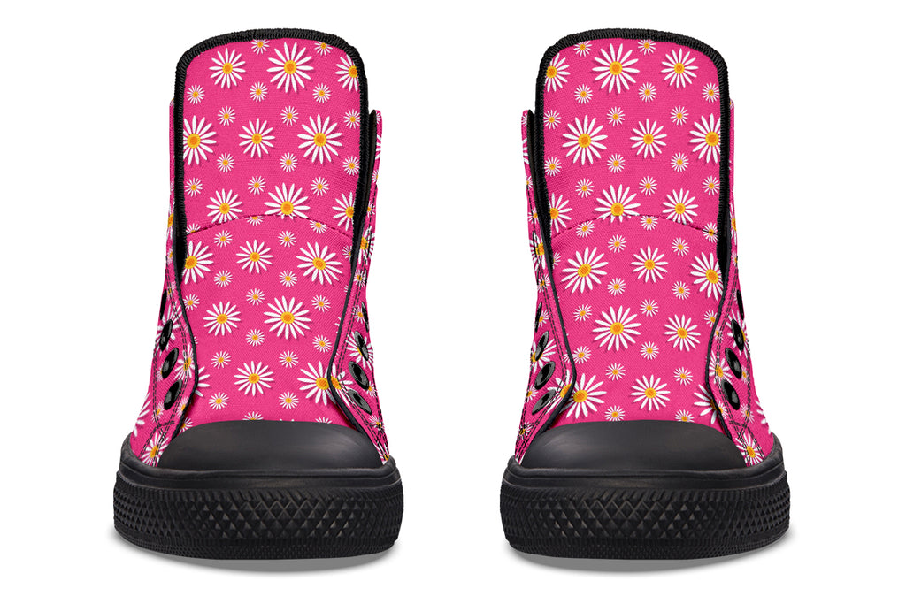 Daisies on Hot Pink