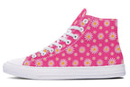 Daisies on Hot Pink