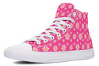 Daisies on Hot Pink