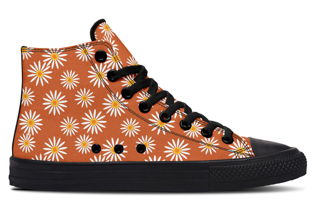 Daisies on Orange