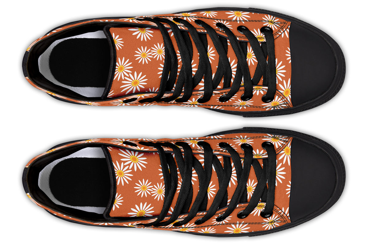 Daisies on Orange