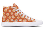 Daisies on Orange