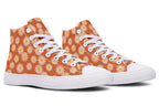 Daisies on Orange