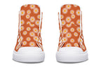 Daisies on Orange