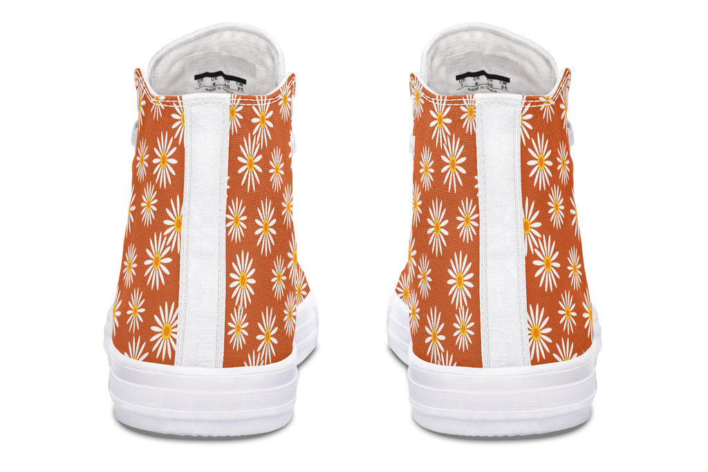 Daisies on Orange