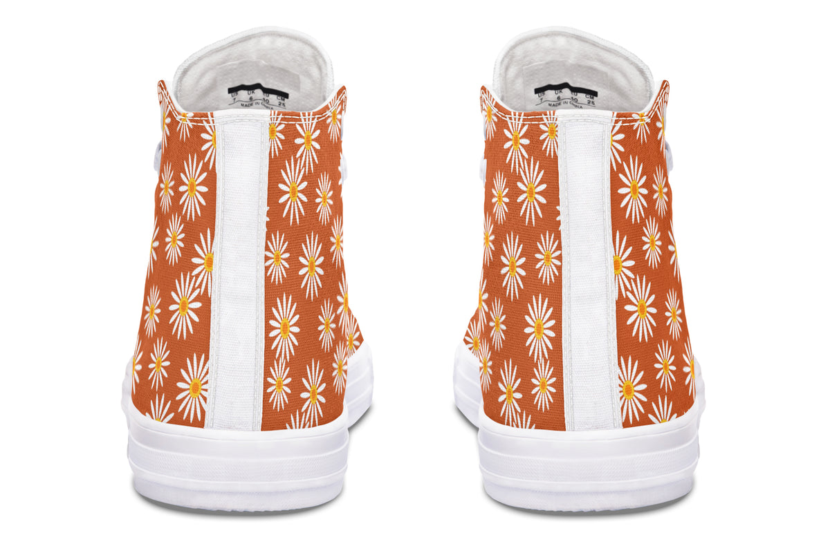 Daisies on Orange