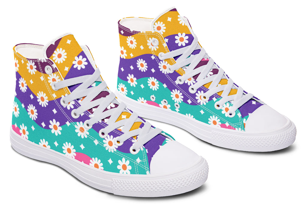 Electric Wave Daisies