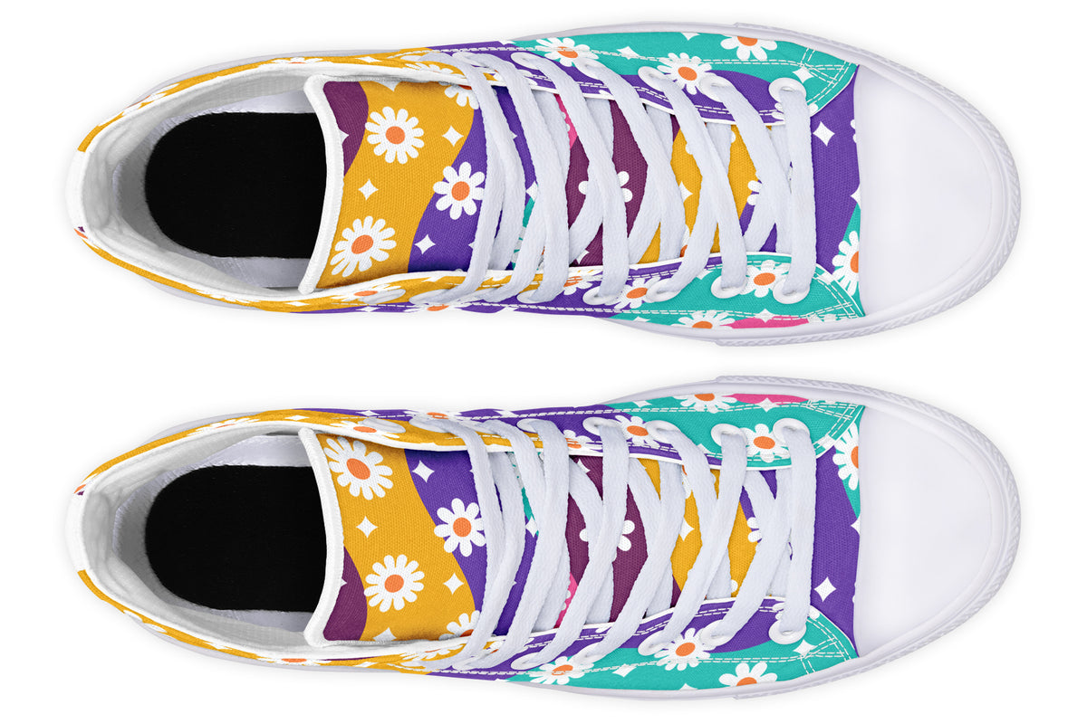 Electric Wave Daisies