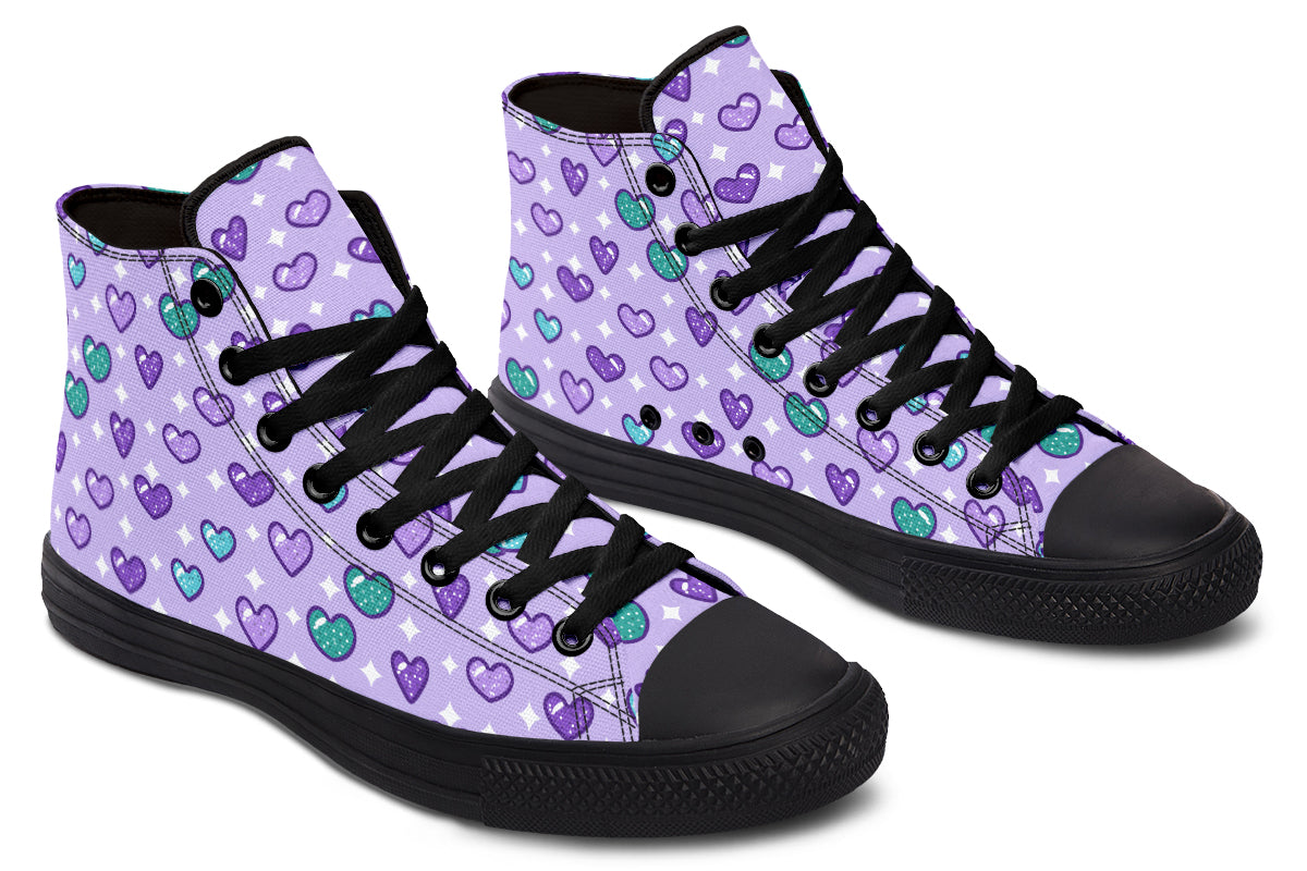 Glitter Hearts