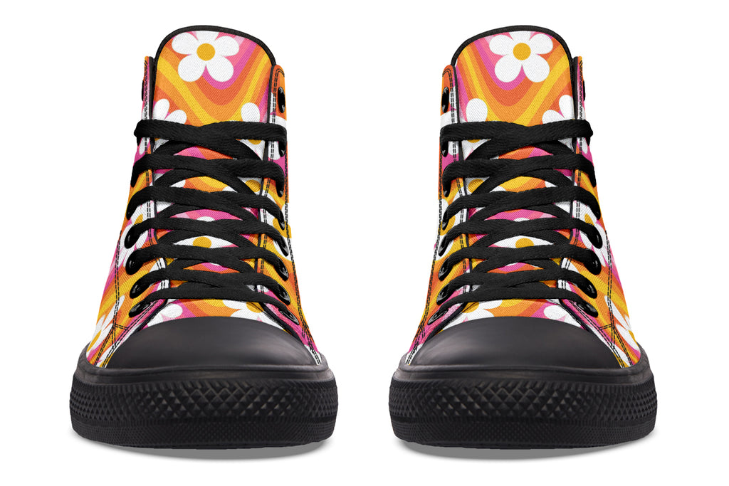 Groovy Waves High Tops