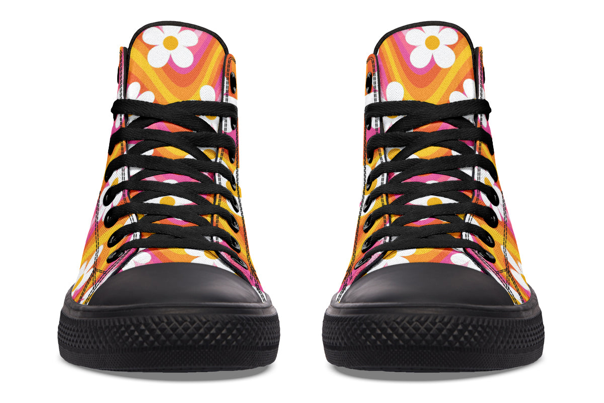 Groovy Waves High Tops