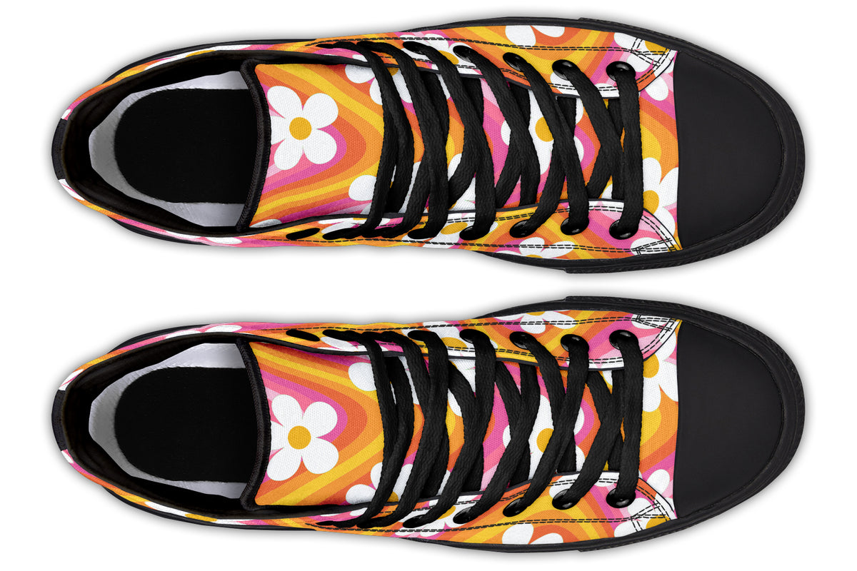 Groovy Waves High Tops