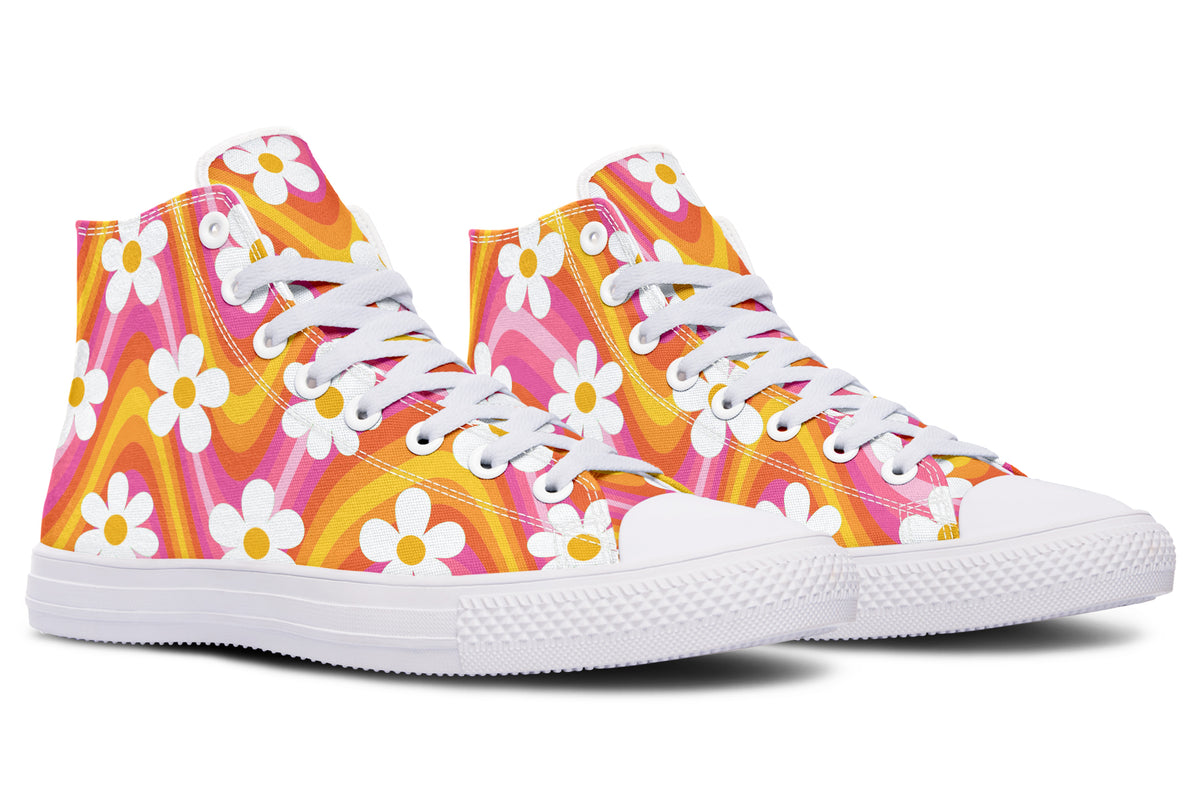 Groovy Waves High Tops