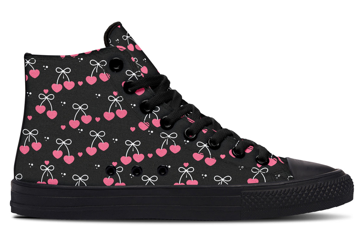 Heart Bows on Black