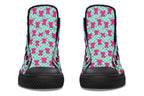 Hot Pink Bows on Mint