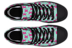 Hot Pink Bows on Mint