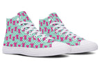 Hot Pink Bows on Mint