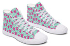 Hot Pink Bows on Mint