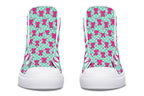 Hot Pink Bows on Mint