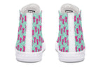 Hot Pink Bows on Mint