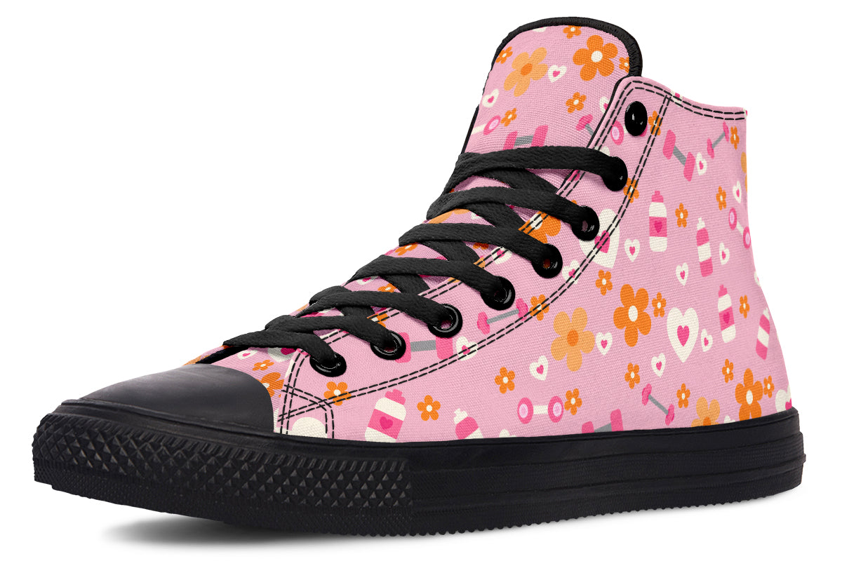 Pink Gym Stickers