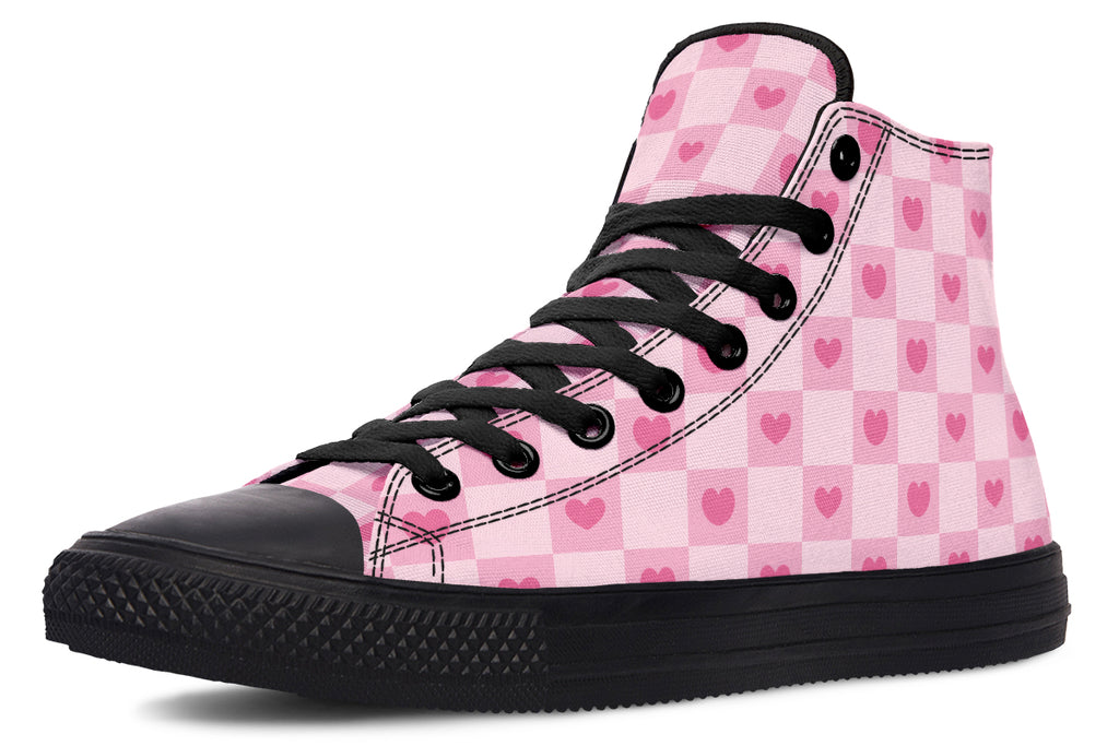 Pink Heart Check