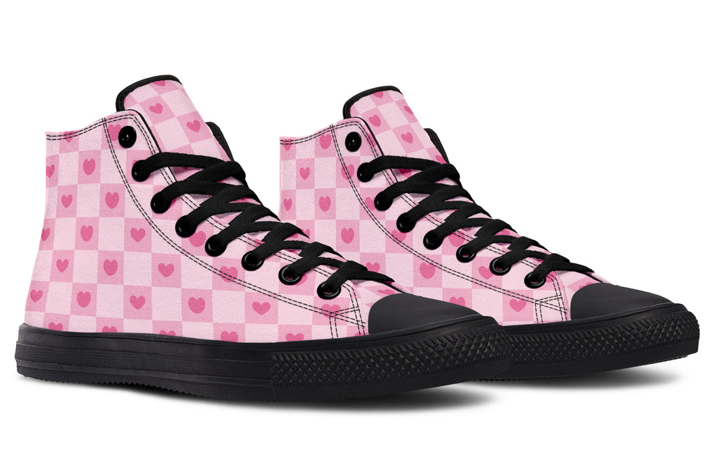 Pink Heart Check