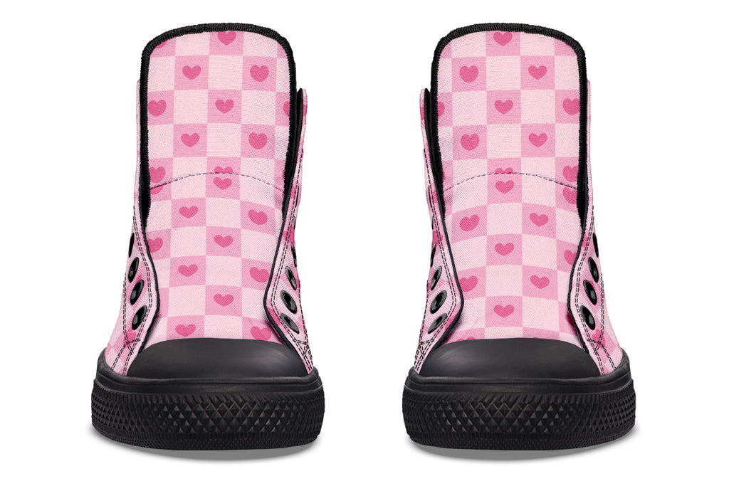 Pink Heart Check
