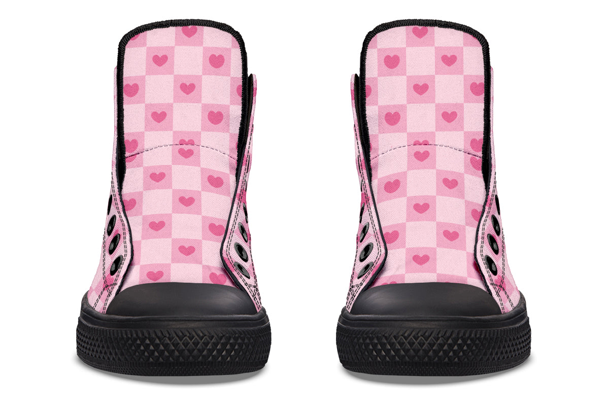 Pink Heart Check