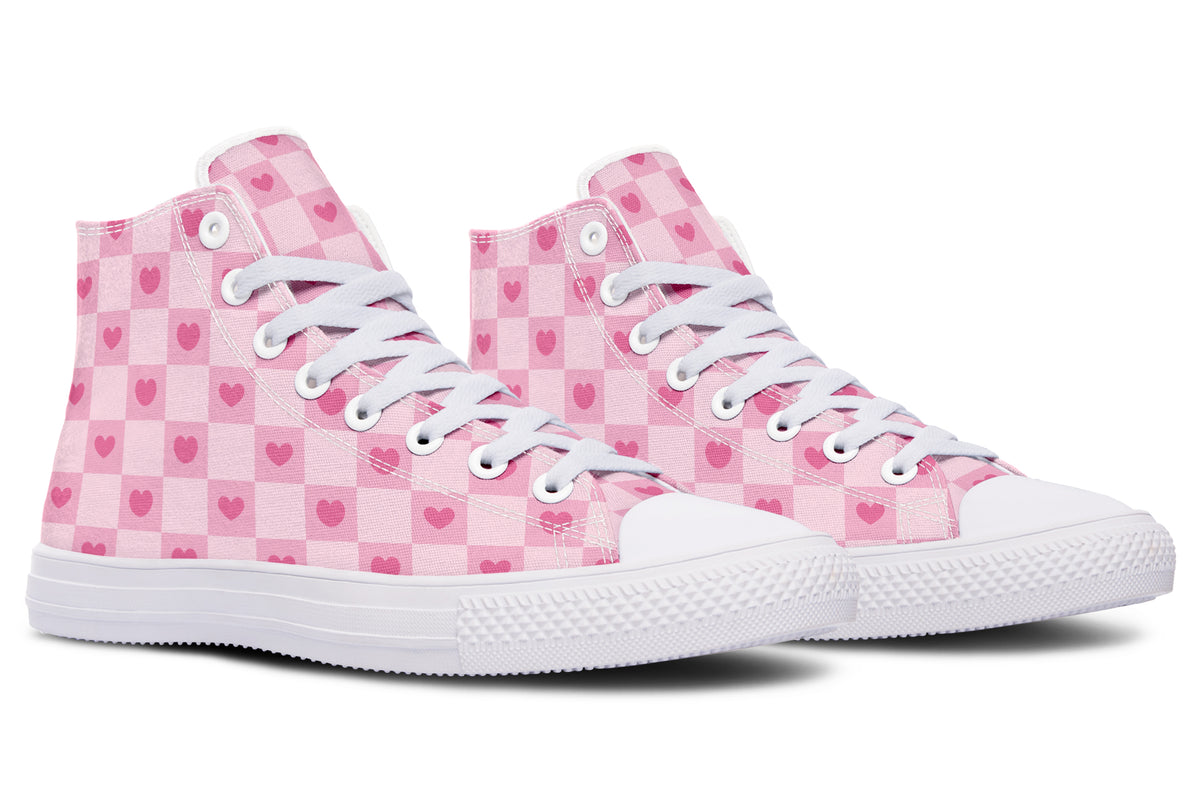 Pink Heart Check