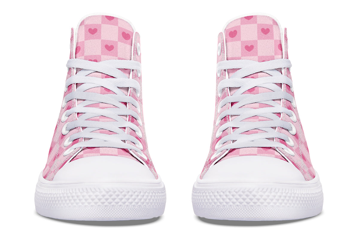 Pink Heart Check