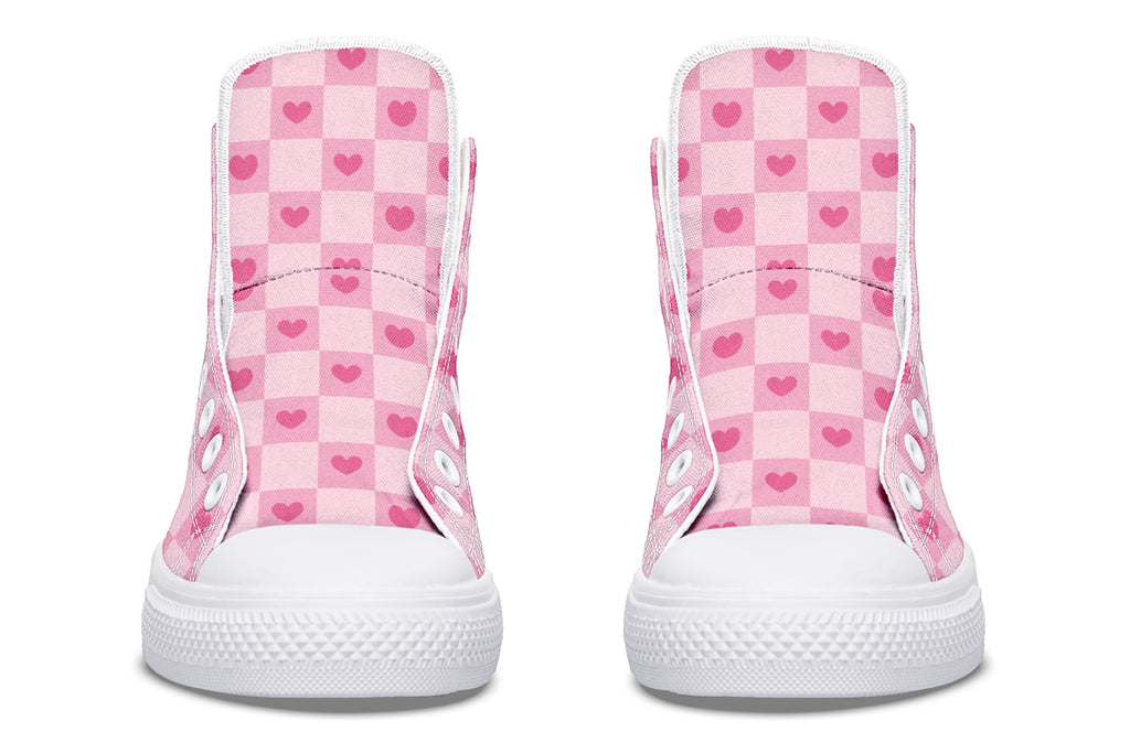 Pink Heart Check