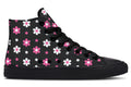 Pink and Black Flowers