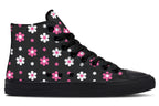 Pink and Black Flowers