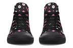 Pink and Black Flowers