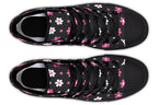 Pink and Black Flowers