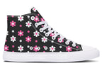 Pink and Black Flowers