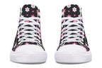 Pink and Black Flowers