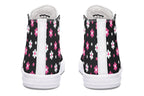 Pink and Black Flowers
