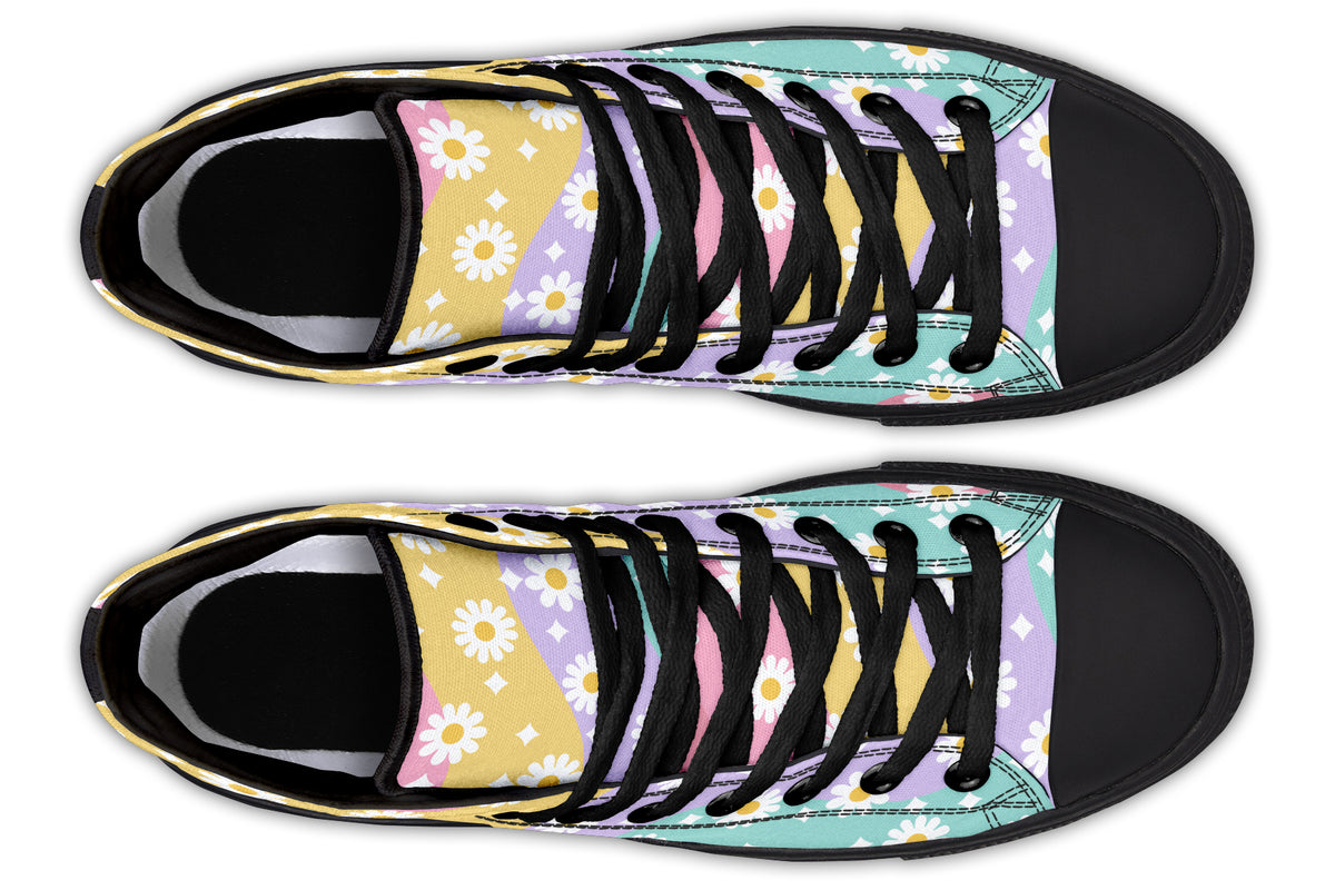 Rainbow Wave Daisies