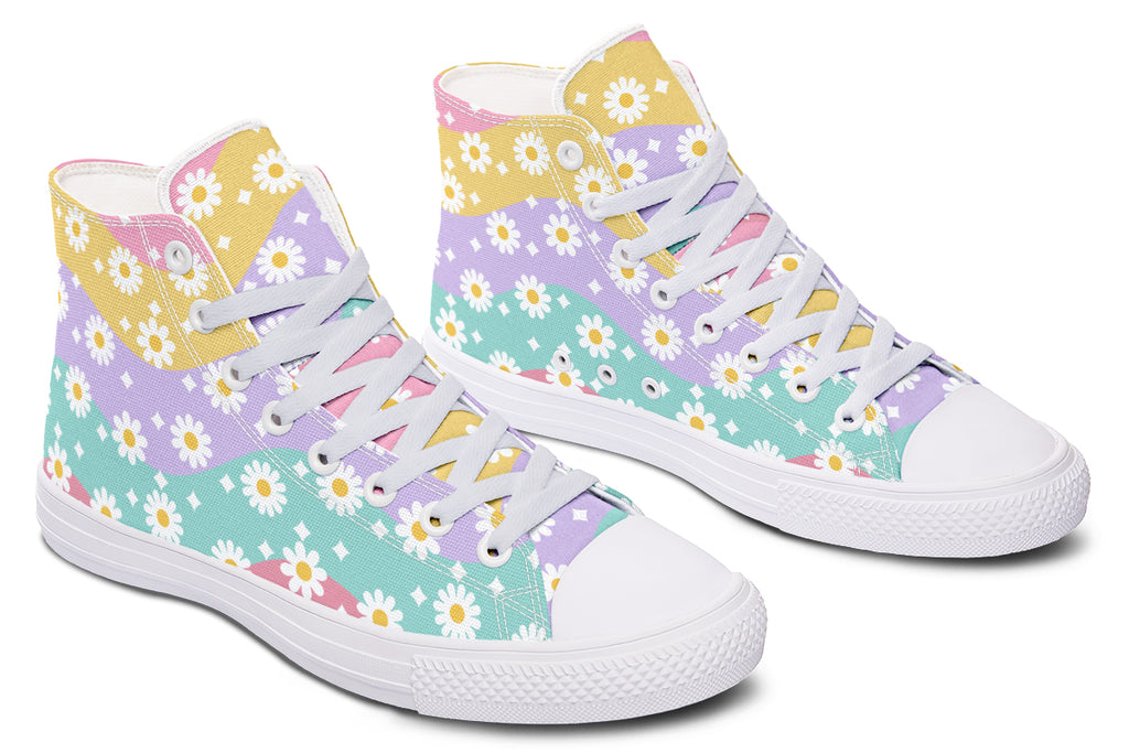 Rainbow Wave Daisies