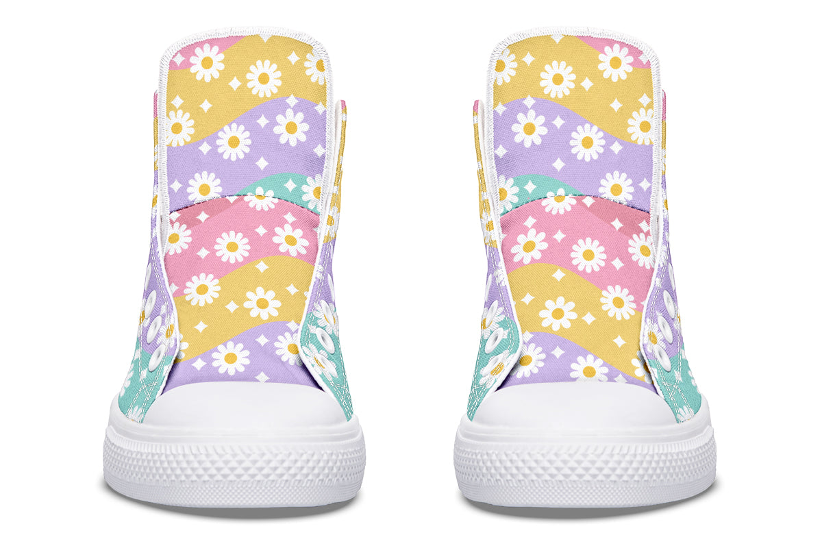 Rainbow Wave Daisies